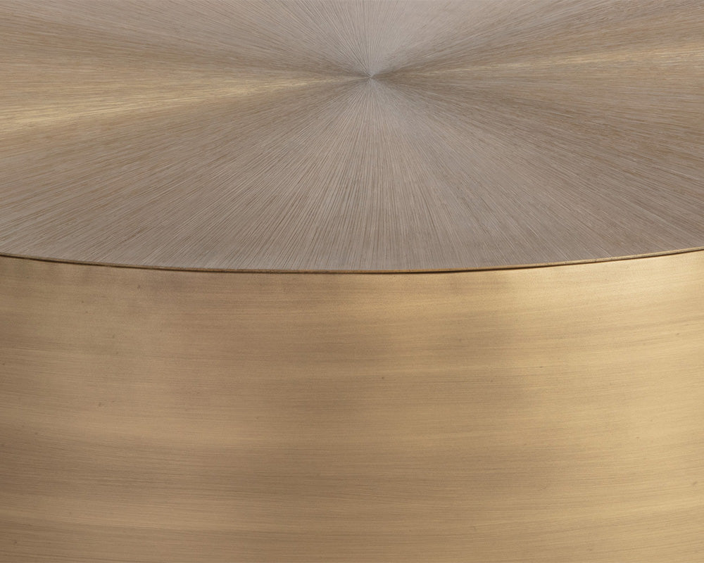 Sunpan - Creed Coffee Table Large - Antique Gold - 110097 view 5