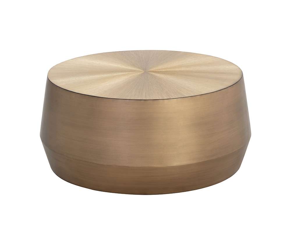 Sunpan - Creed Coffee Table Small - Antique Gold - 109690 veiw 2