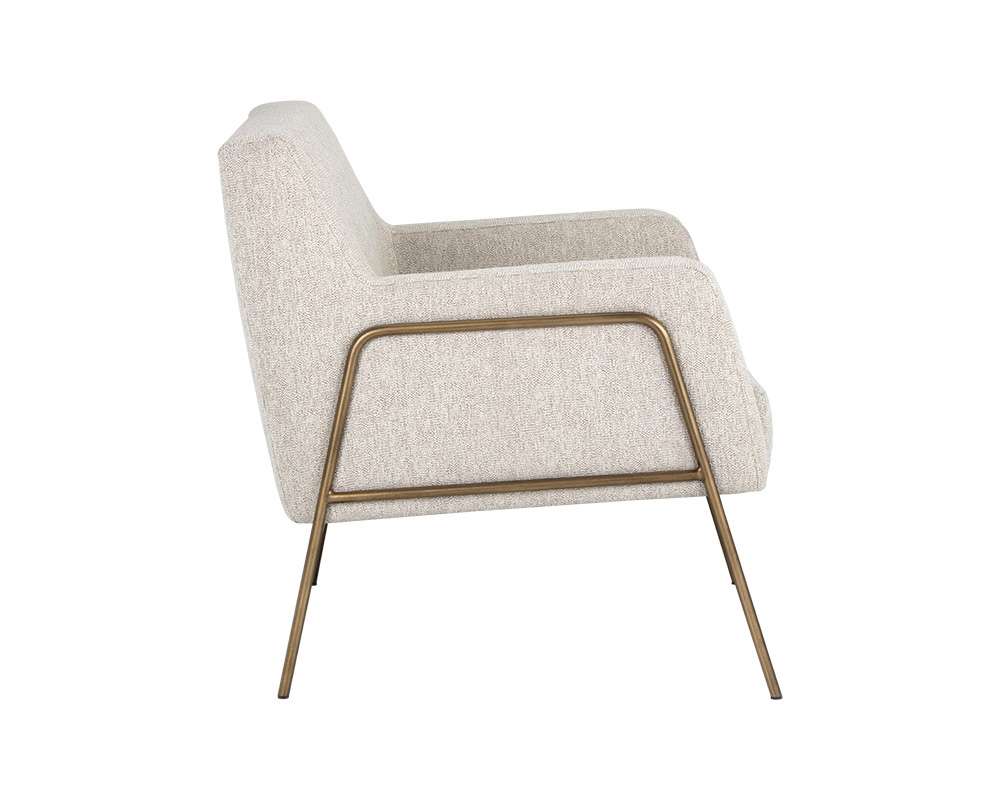 Sunpan - MIXT Cybil Lounge Chair - Dove Cream - 105017 veiw 3
