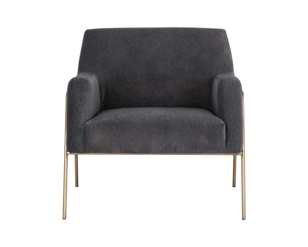 Sunpan - MIXT Cybil Lounge Chair - Polo Club Kohl Grey - 105018 veiw 2