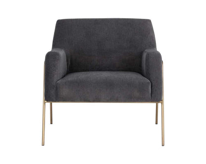 Sunpan - MIXT Cybil Lounge Chair - Polo Club Kohl Grey - 105018 veiw 2