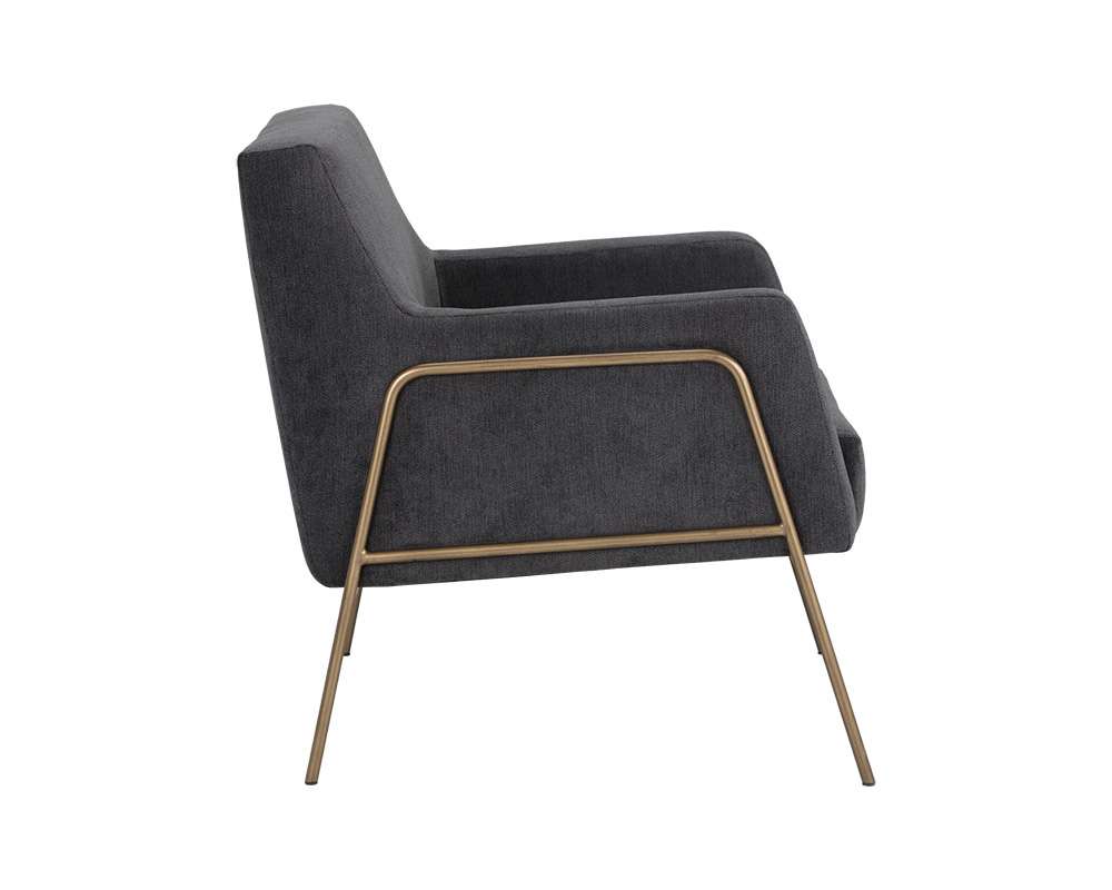Sunpan - MIXT Cybil Lounge Chair - Polo Club Kohl Grey - 105018 veiw 3