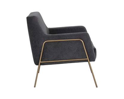 Sunpan - MIXT Cybil Lounge Chair - Polo Club Kohl Grey - 105018 veiw 3