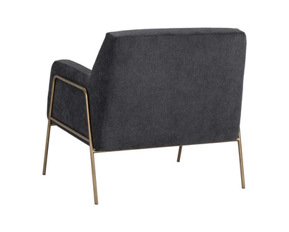 Sunpan - MIXT Cybil Lounge Chair - Polo Club Kohl Grey - 105018 veiw 4