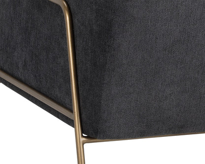 Sunpan - MIXT Cybil Lounge Chair - Polo Club Kohl Grey - 105018 view 7