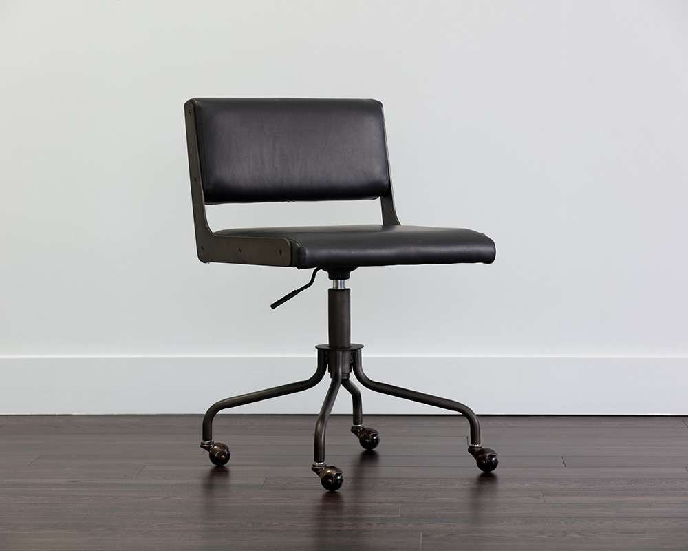 Sunpan - Urban Unity Davis Office Chair - Dark Bronze - Onyx - 104340 veiw 4
