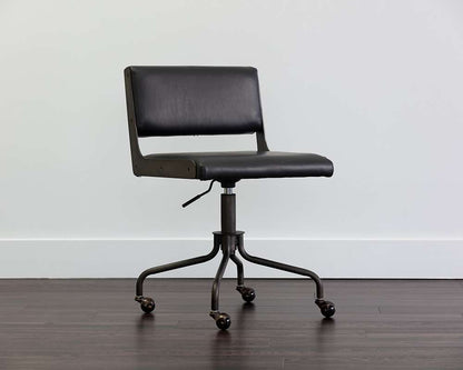 Sunpan - Urban Unity Davis Office Chair - Dark Bronze - Onyx - 104340 veiw 4