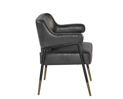 Sunpan - Irongate Derome Dining Armchair - Bravo Portabella - 104846 veiw 3