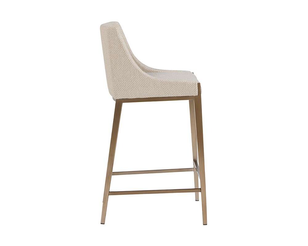 Sunpan - Ikon Dionne Counter Stool - Monument Oatmeal - 108511 veiw 3