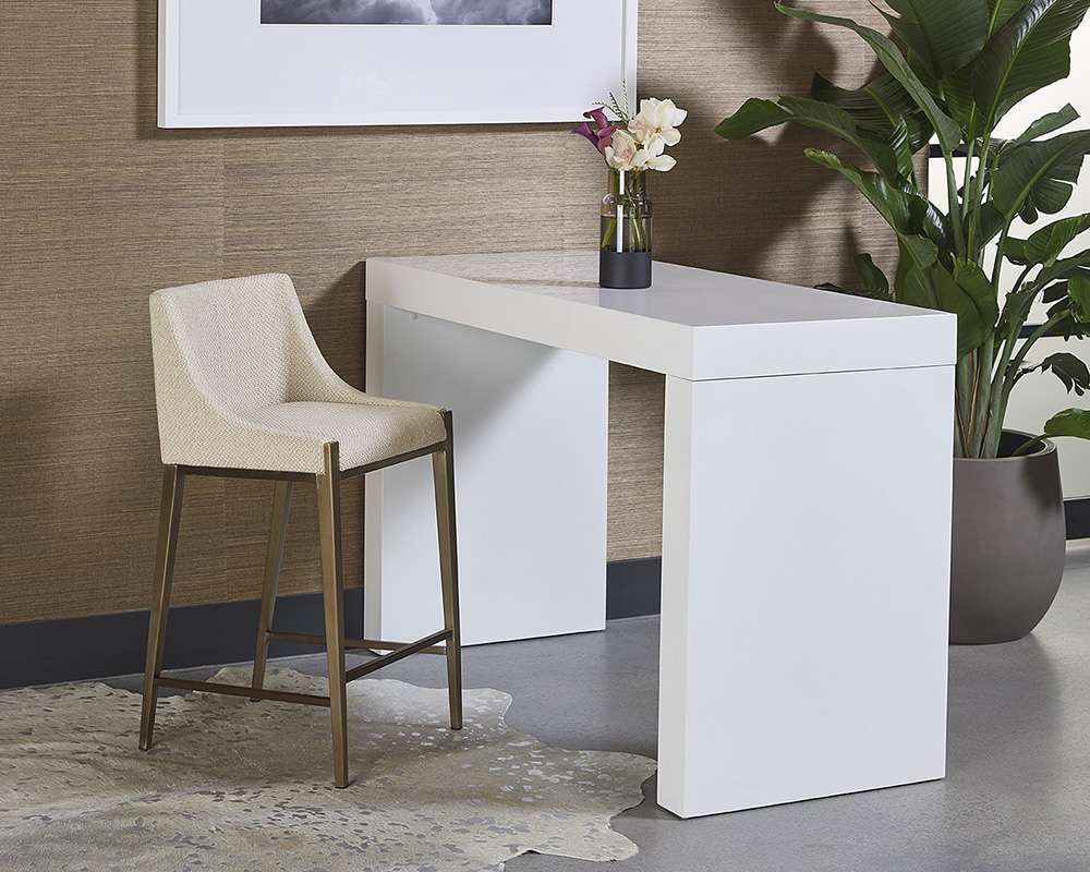 Sunpan - Ikon Dionne Counter Stool - Monument Oatmeal - 108511 veiw 5