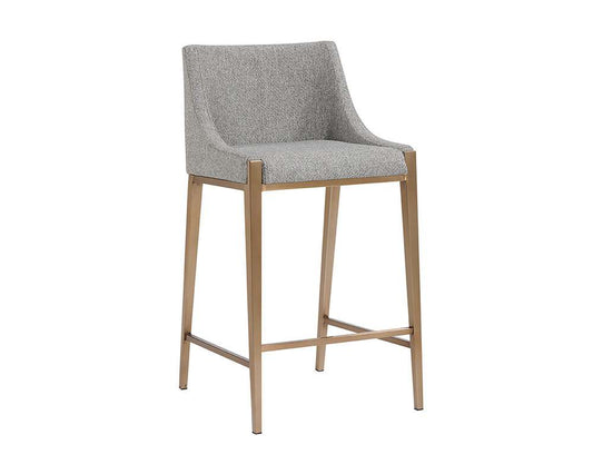 Sunpan - Ikon Dionne Counter Stool - Monument Pebble - 108510 veiw 1