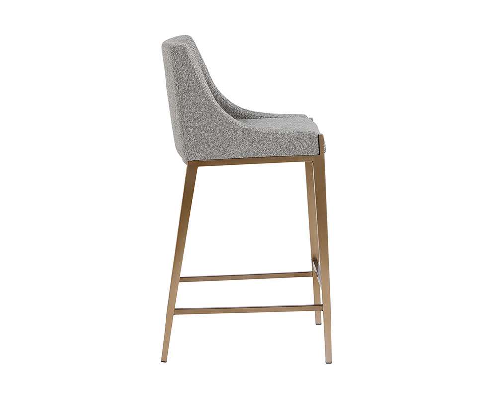 Sunpan - Ikon Dionne Counter Stool - Monument Pebble - 108510 veiw 3