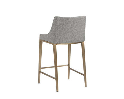 Sunpan - Ikon Dionne Counter Stool - Monument Pebble - 108510 veiw 4