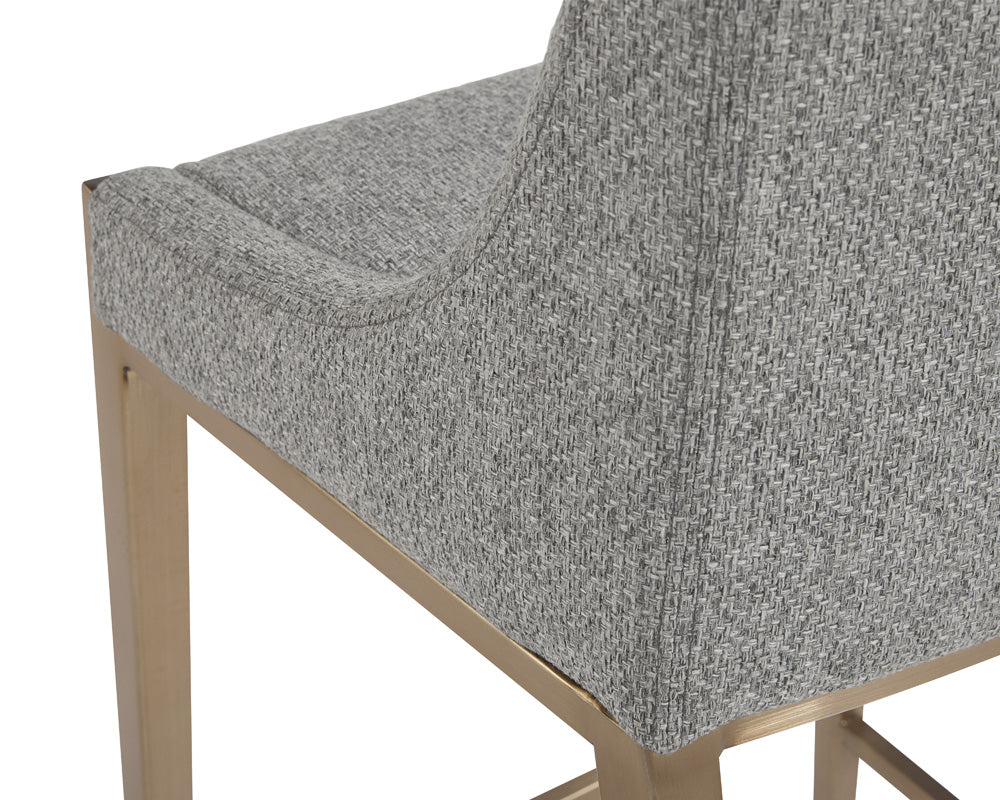 Sunpan - Ikon Dionne Counter Stool - Monument Pebble - 108510 view 6