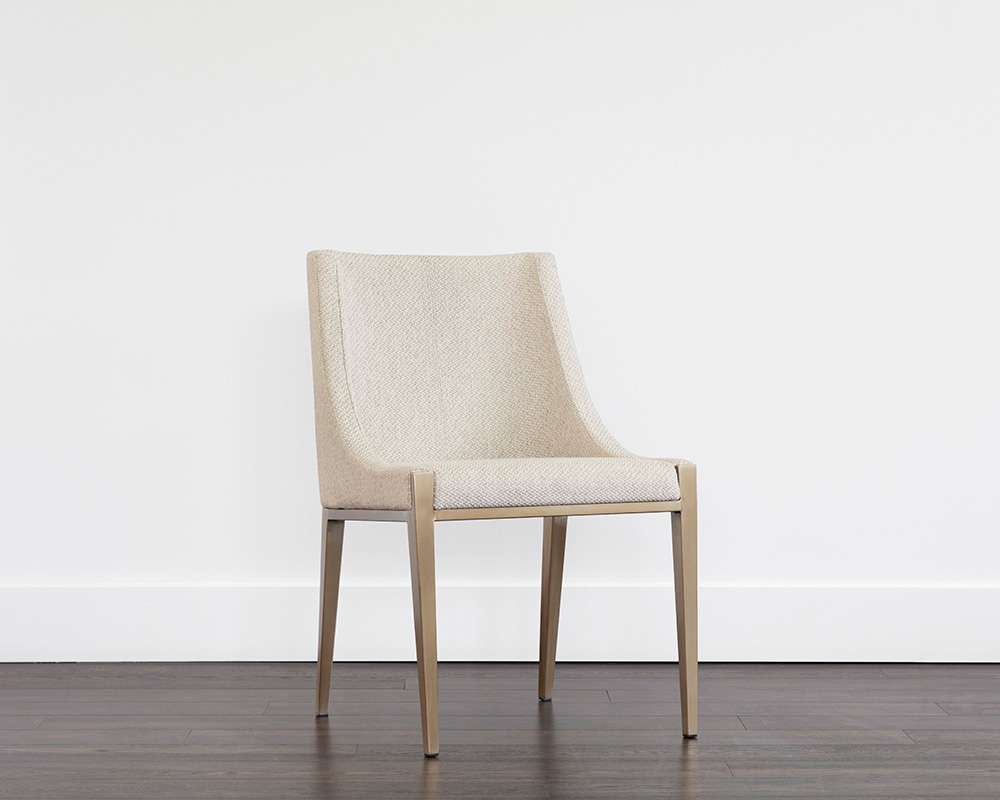 Sunpan - Ikon Dionne Dining Chair - Monument Oatmeal - 108509 veiw 5