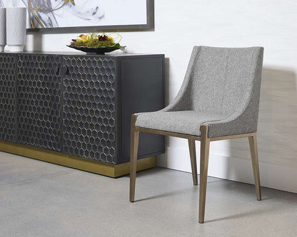 Sunpan - Ikon Dionne Dining Chair - Monument Pebble - 108508 veiw 5