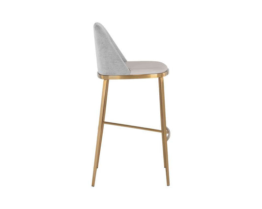 Sunpan - Ikon Dover Barstool - Napa Stone / Polo Club Stone - 107817 veiw 2