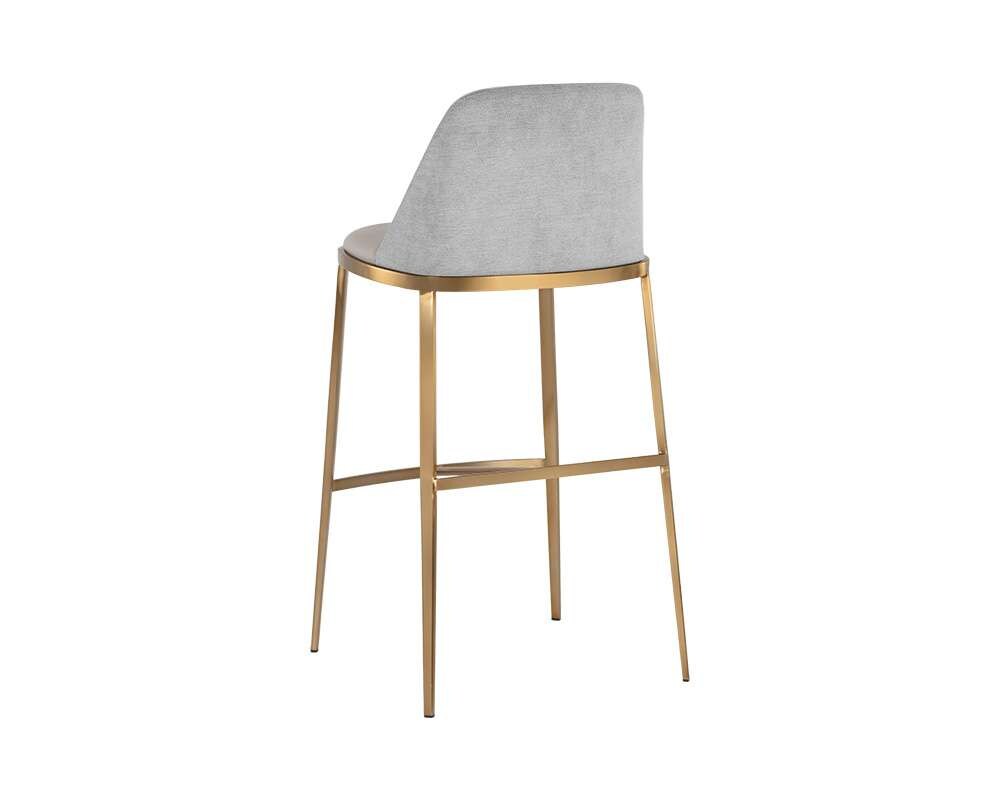 Sunpan - Ikon Dover Barstool - Napa Stone / Polo Club Stone - 107817 veiw 3