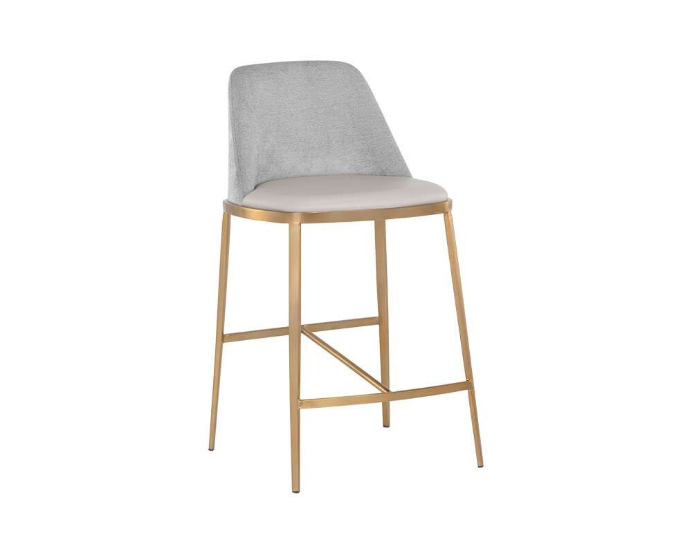 Sunpan - Ikon Dover Counter Stool - Napa Stone / Polo Club Stone - 107575 veiw 1