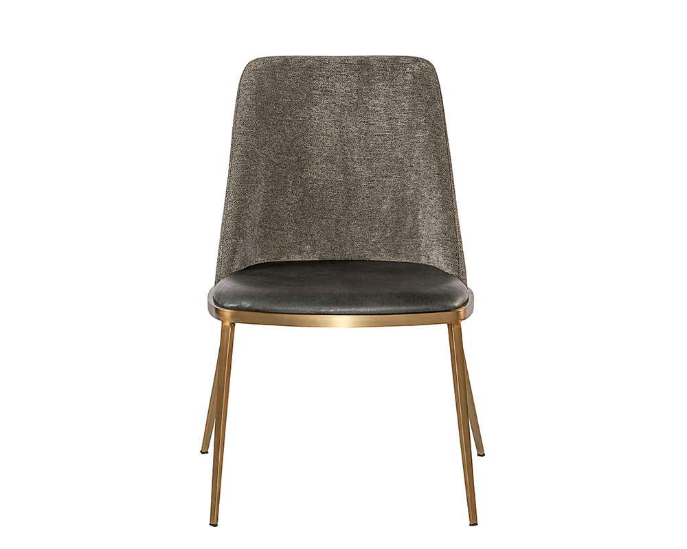 Sunpan - Dover Dining Chair - Bravo Portabella / Sparrow Grey (Set Of 2) - 104920 veiw 2