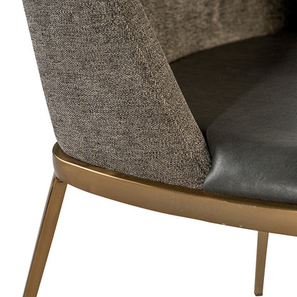 Sunpan - Dover Dining Chair - Bravo Portabella / Sparrow Grey (Set Of 2) - 104920 view 6