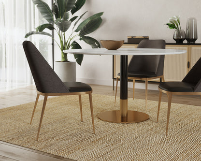 Sunpan - Dover Dining Chair - Bravo Portabella / Sparrow Grey (Set Of 2) - 104920 view 7