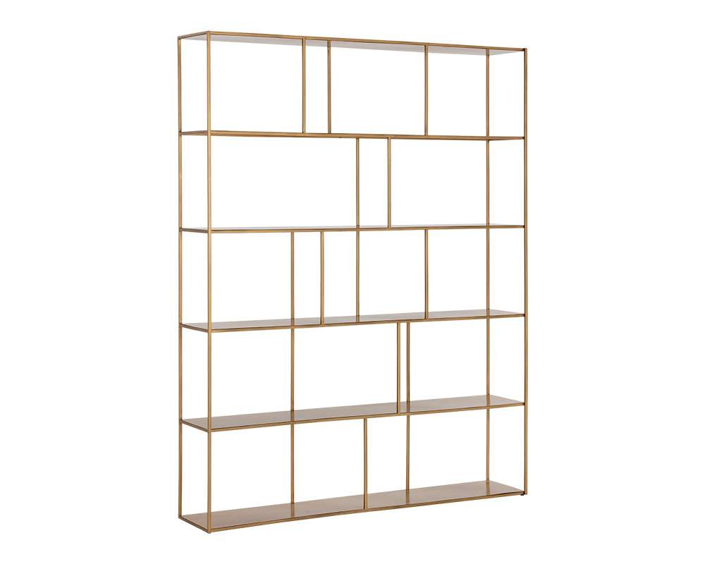 Sunpan - MIXT Eiffel Bookcase Extra Large - Antique Brass - 105940 veiw 2