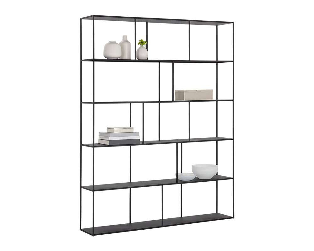 Sunpan - MIXT Eiffel Bookcase Extra Large - Black - 105939 veiw 1