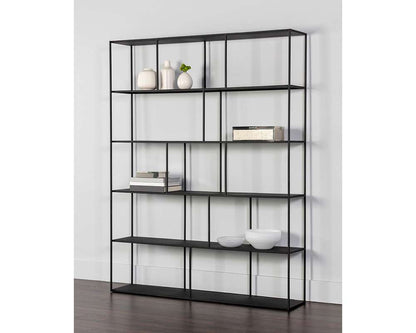 Sunpan - MIXT Eiffel Bookcase Extra Large - Black - 105939 veiw 3