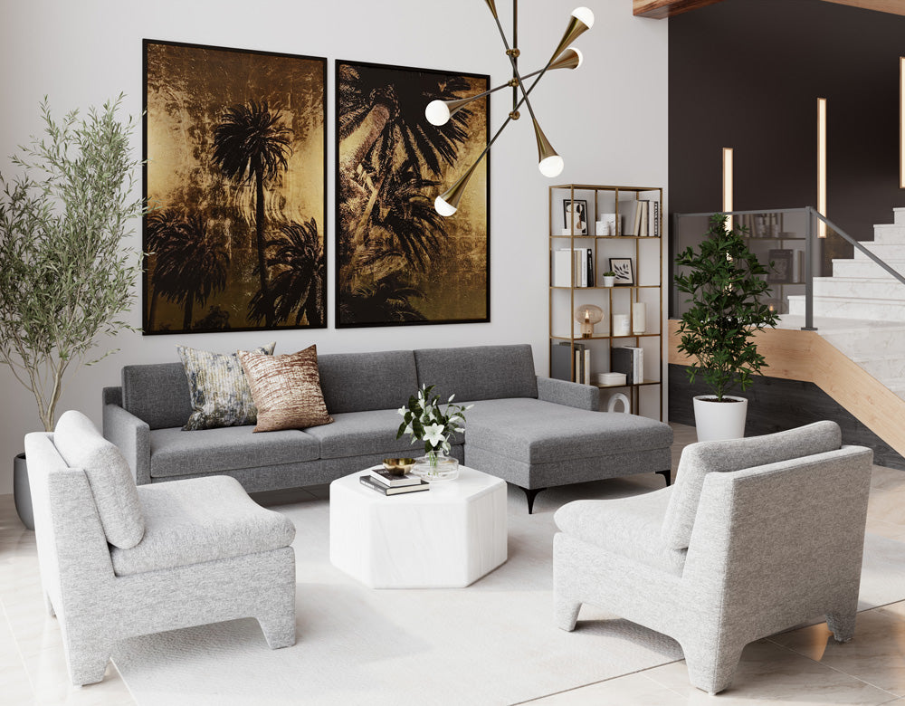 Sunpan - MIXT Eiffel Bookcase Large - Antique Brass - 102940 view 6