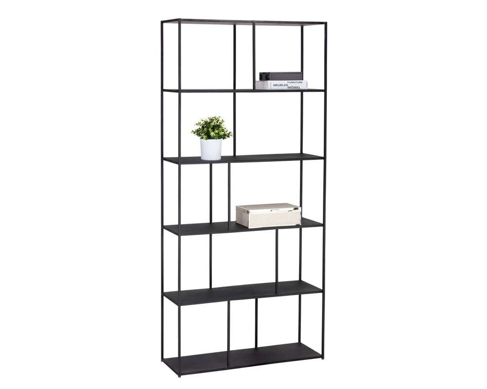 Sunpan - MIXT Eiffel Bookcase Large - Black - 104406 veiw 1