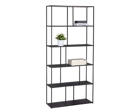 Sunpan - MIXT Eiffel Bookcase Large - Black - 104406 veiw 1