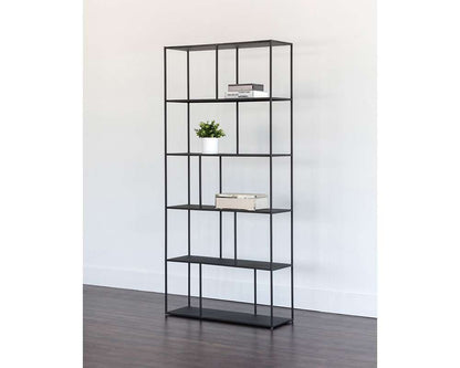 Sunpan - MIXT Eiffel Bookcase Large - Black - 104406 veiw 3