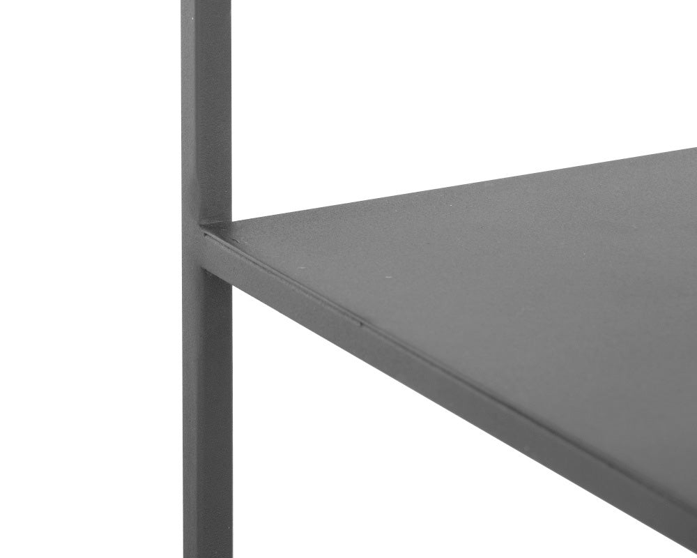 Sunpan - MIXT Eiffel Low Bookcase Medium - Black - 106601 view 5