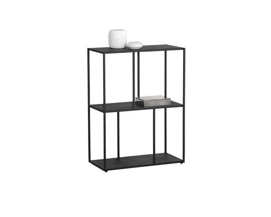 Sunpan - Eiffel Low Bookcase Small - Black - 106599_SUN veiw 1