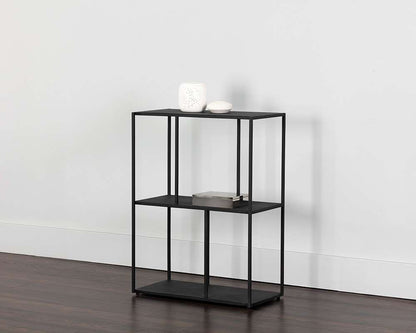 Sunpan - Eiffel Low Bookcase Small - Black - 106599_SUN veiw 4