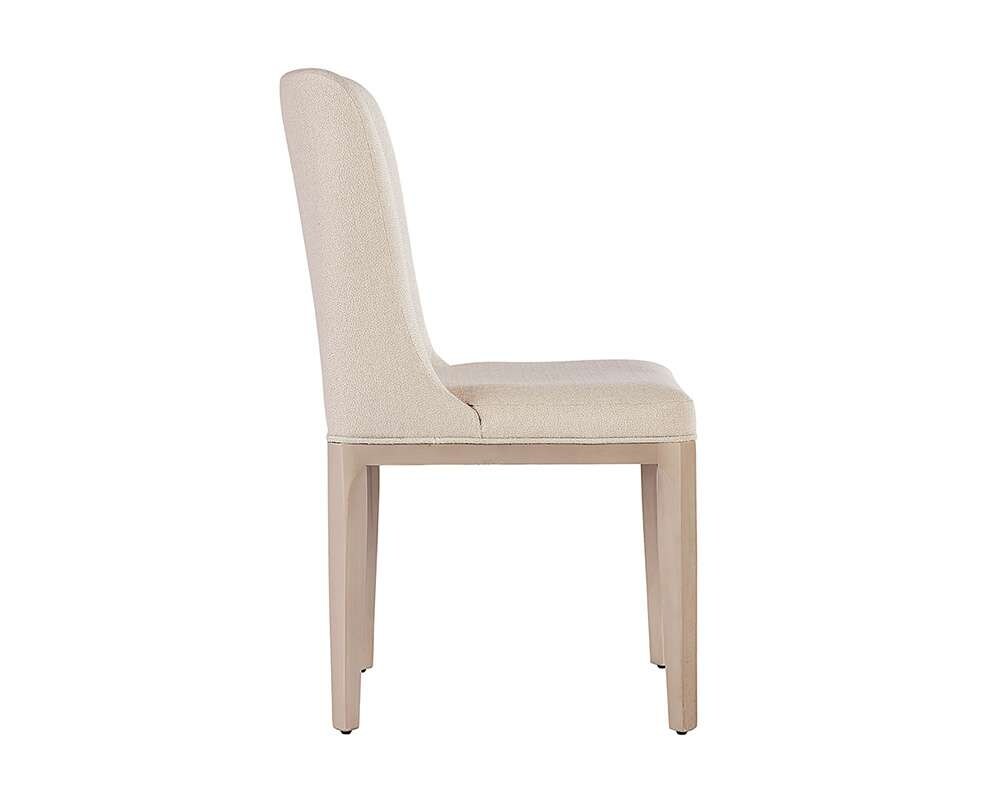 Sunpan - Elisa Dining Chair - Light Oak - Mainz Cream - 108824 veiw 3
