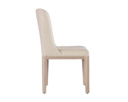 Sunpan - Elisa Dining Chair - Light Oak - Mainz Cream - 108824 veiw 3