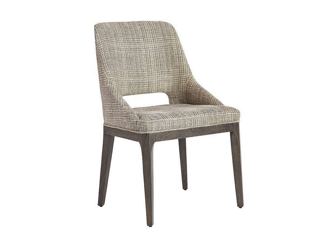 Sunpan - Estrada Dining Chair - Naya Check Light Grey - 108127 veiw 1