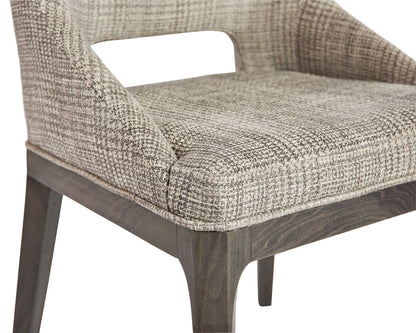 Sunpan - Estrada Dining Chair - Naya Check Light Grey - 108127 view 6
