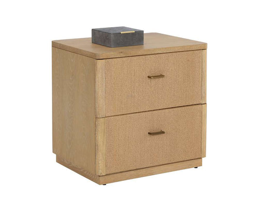 Sunpan - MIXT Etienne Nightstand - Rustic Oak - 110133 veiw 1