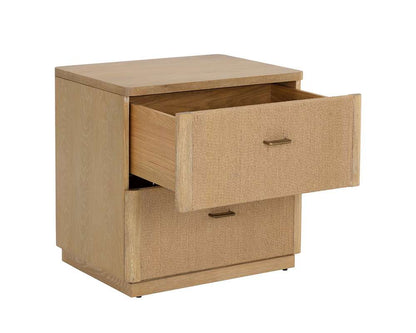 Sunpan - MIXT Etienne Nightstand - Rustic Oak - 110133 veiw 3