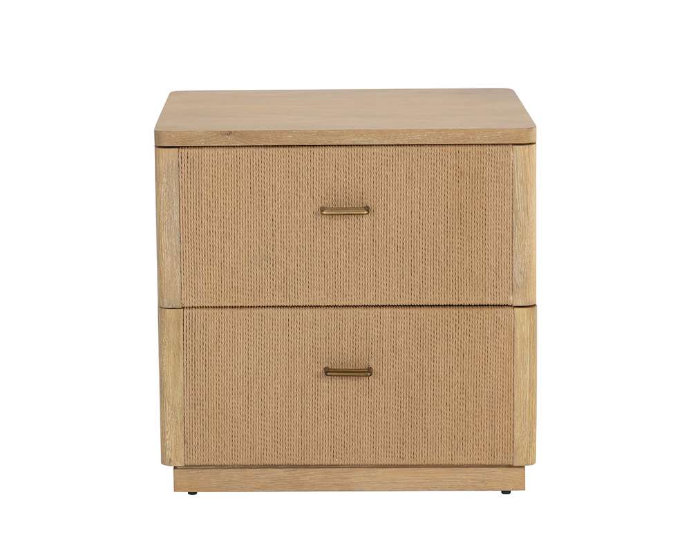 Sunpan - MIXT Etienne Nightstand - Rustic Oak - 110133 veiw 4