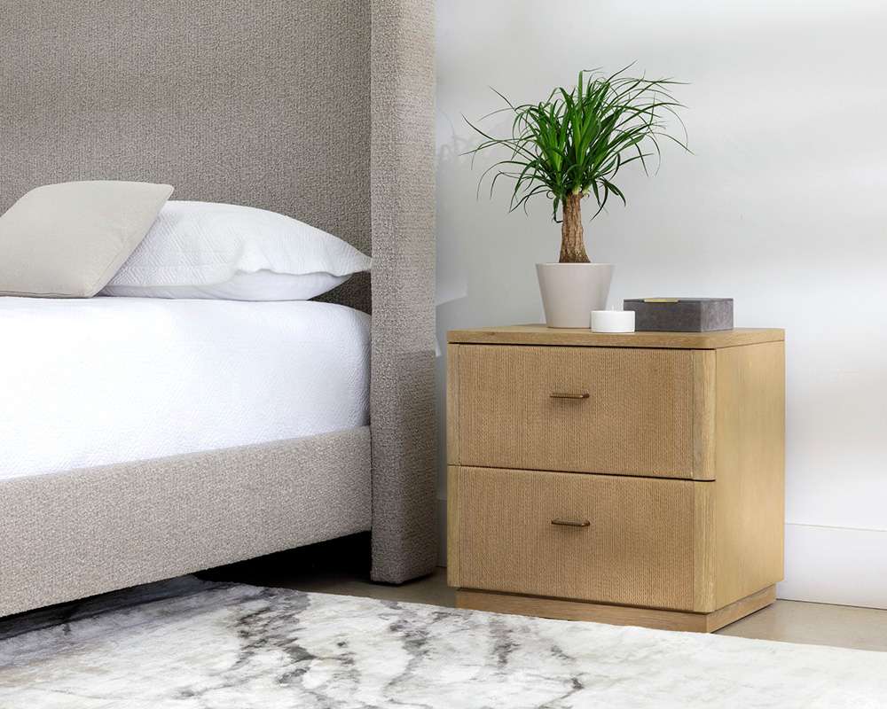 Sunpan - MIXT Etienne Nightstand - Rustic Oak - 110133 veiw 5