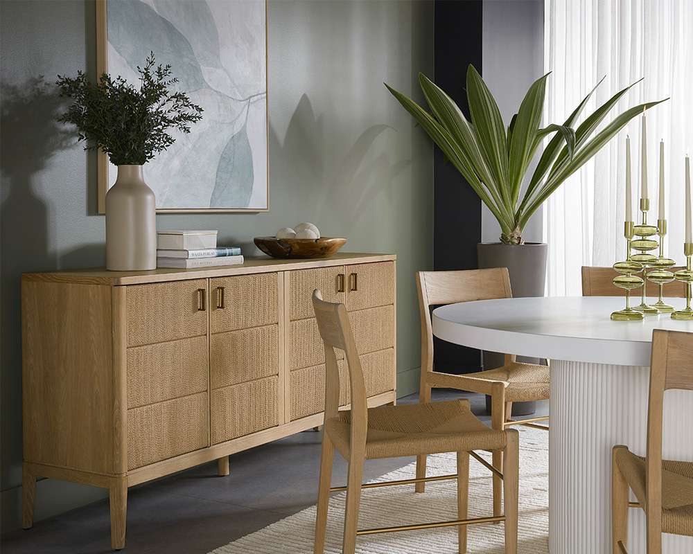 Sunpan - MIXT Etienne Sideboard - Rustic Oak - 110122 veiw 5