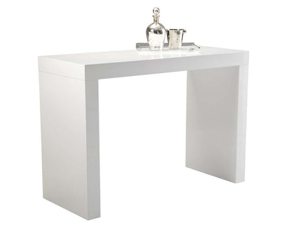 Sunpan - Ikon Faro Bar Table - High Gloss White - 50257 veiw 1