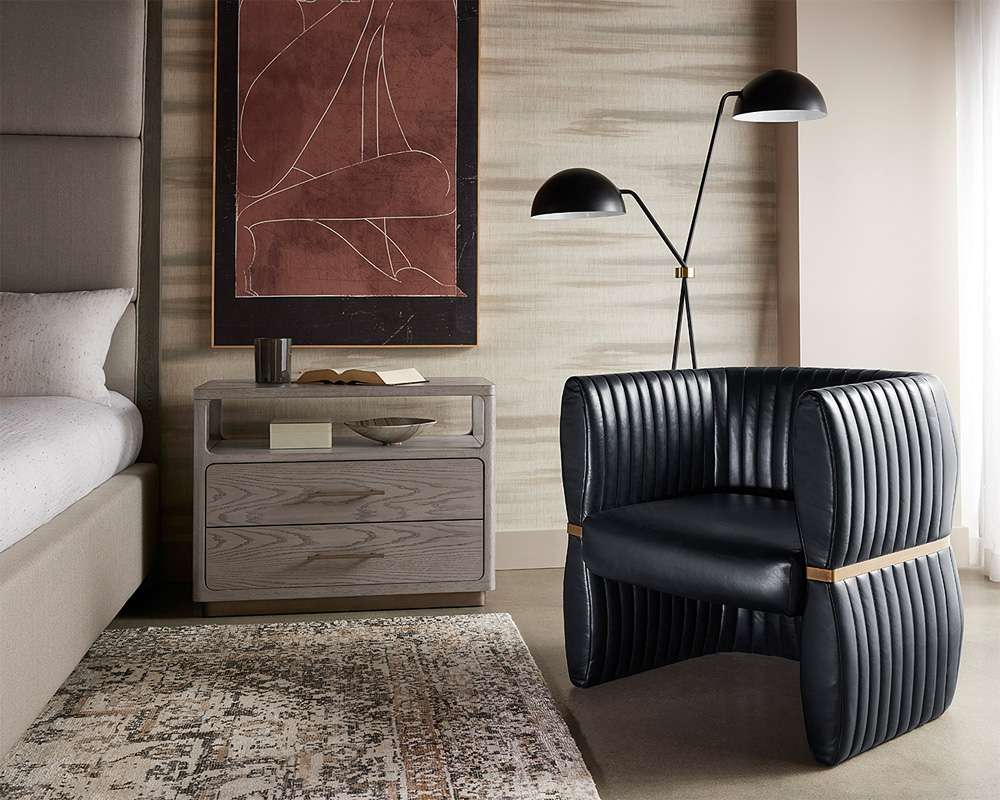 Sunpan - Ikon Faven Floor Lamp - Black - 107941 veiw 4