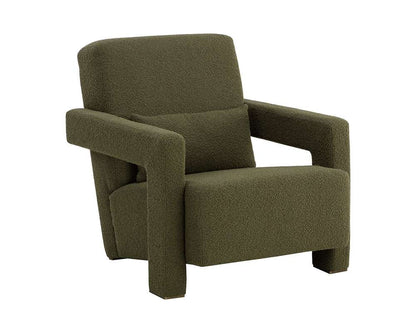 Sunpan - Ikon Forester Lounge Chair - Copenhagen Olive - 110380 veiw 1