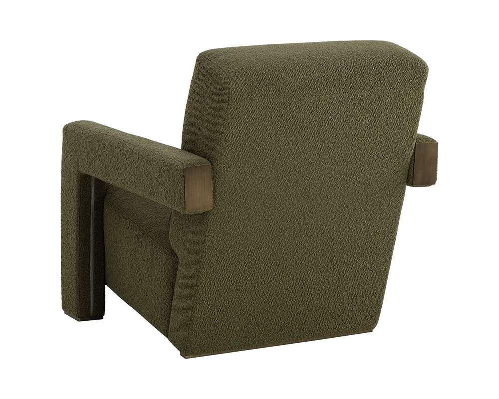 Sunpan - Ikon Forester Lounge Chair - Copenhagen Olive - 110380 veiw 4