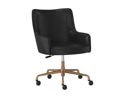 Sunpan - Irongate Franklin Office Chair - Vintage Black - 108728 veiw 1